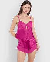 Isla & Evie Sleep Unlined Cami Top Pink / M